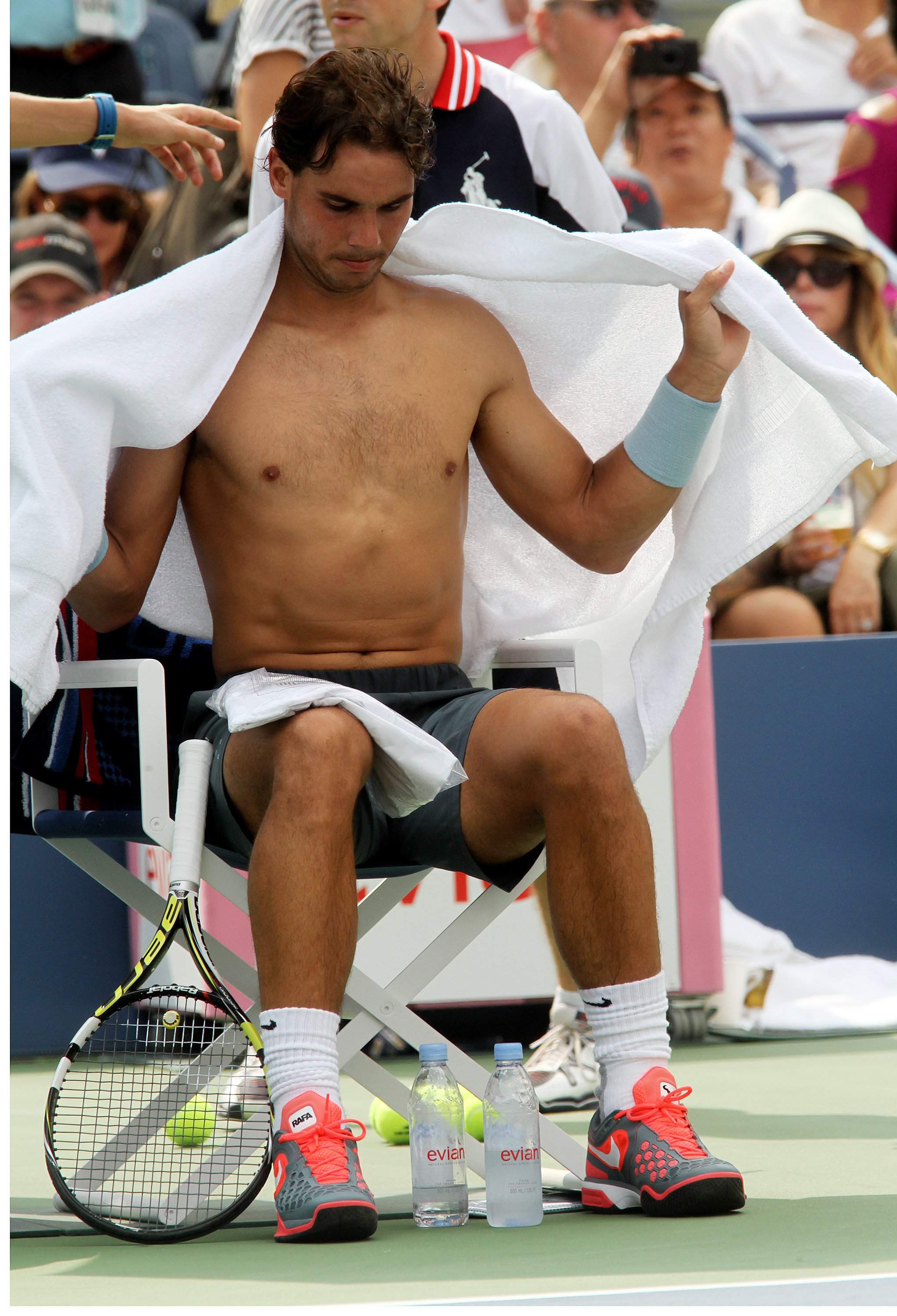 US Open - Roger Federer vs Carlos Berlocq - Day 6