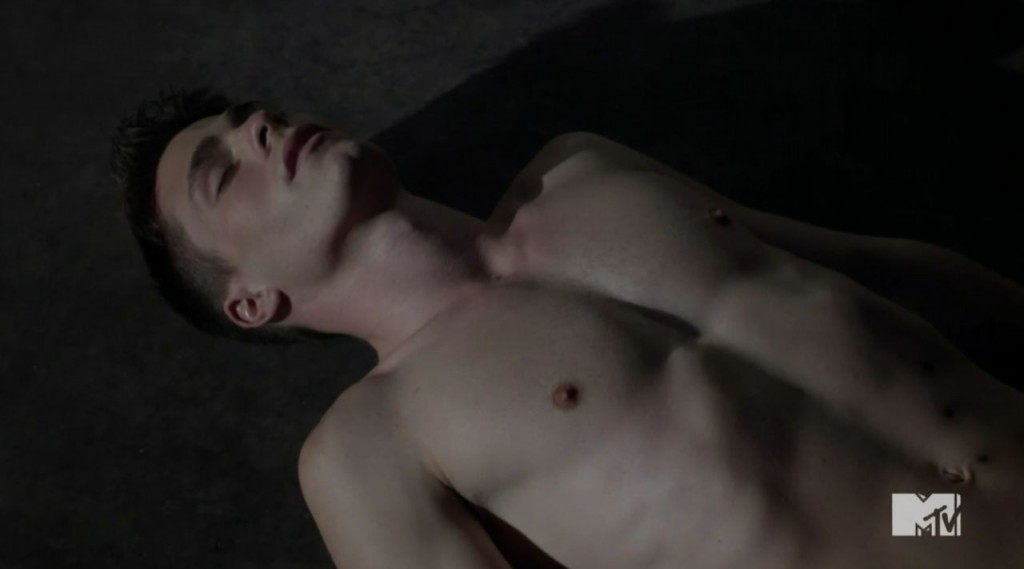 colton haynes shirtless teen wolf