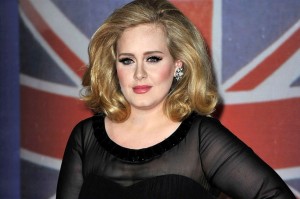 Adele at the The BRIT Awards