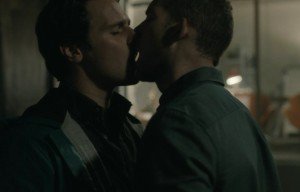 russell tovey jonathan groff gay kiss looking
