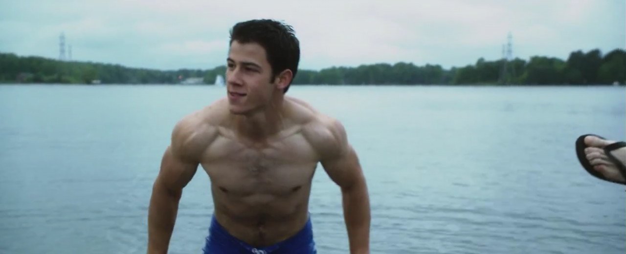 nick jonas shirtless careful what you wish for