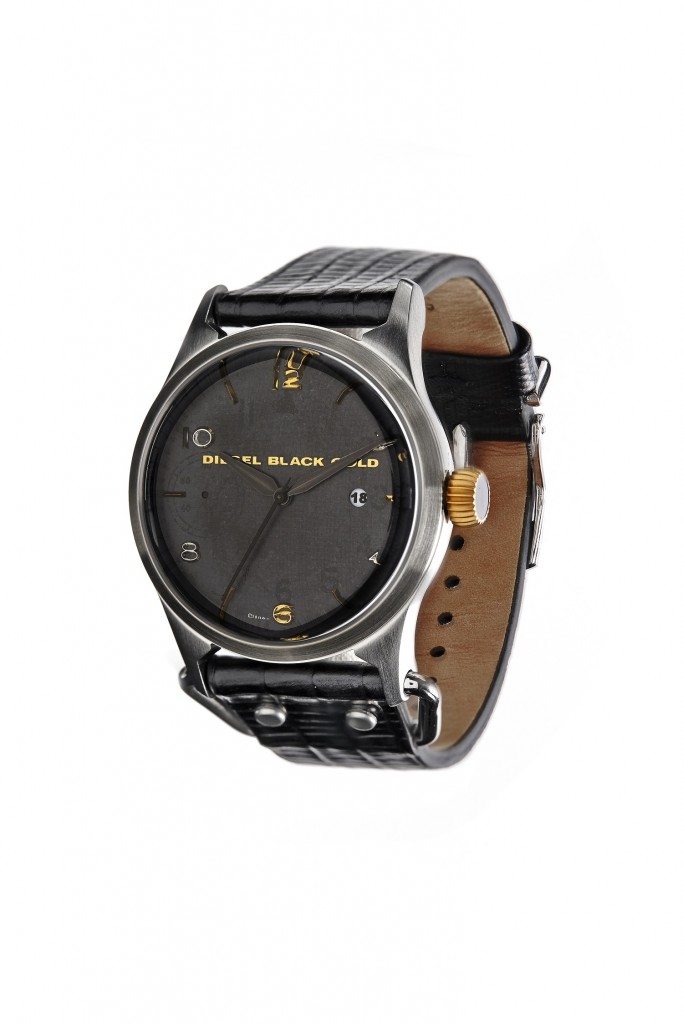 DIESEL BLACK GOLD WATCH _STILL LIFE