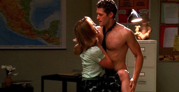 matthew morrison shirtless glee