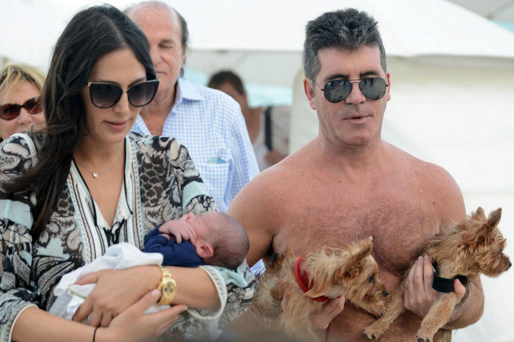 Simon-Cowell-Lauren-Silverman-and-baby-Eric