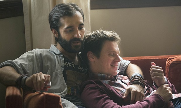 Frankie Alvarez and Jonathon Groff in HBO's new show Looking