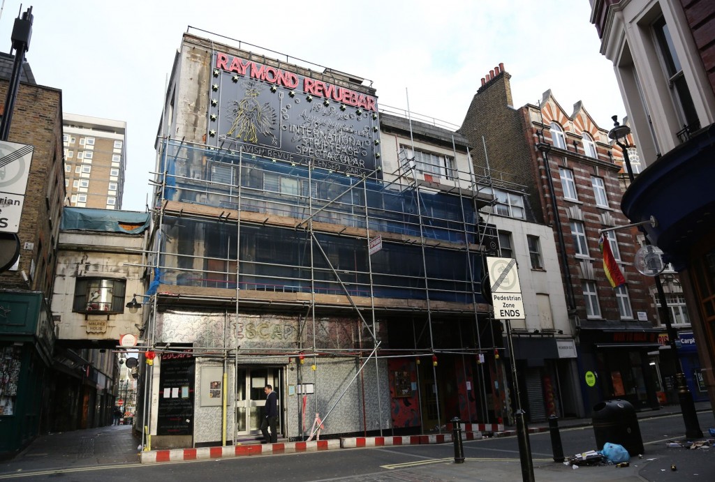 Peaceful march to protest demolition of Madame Jojo's nightclub, Soho, London, Britain - 29 Nov 2014
