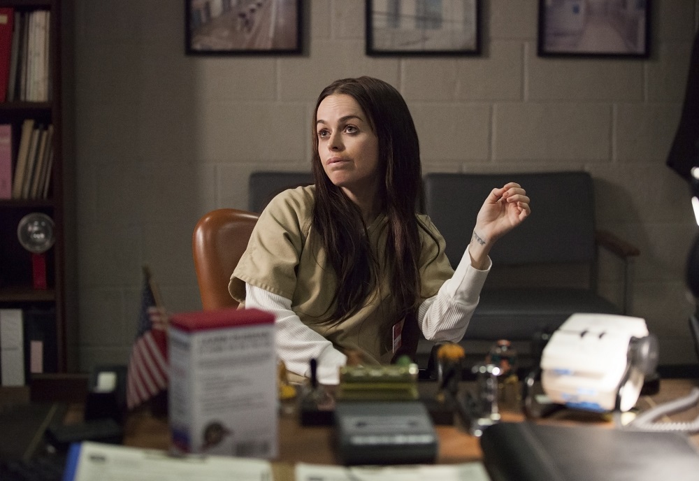 Taryn Manning  in a scene from NetflixÕs ÒOrange is the New BlackÓ Season 2. Photo credit: Jessica Miglio for Netflix.