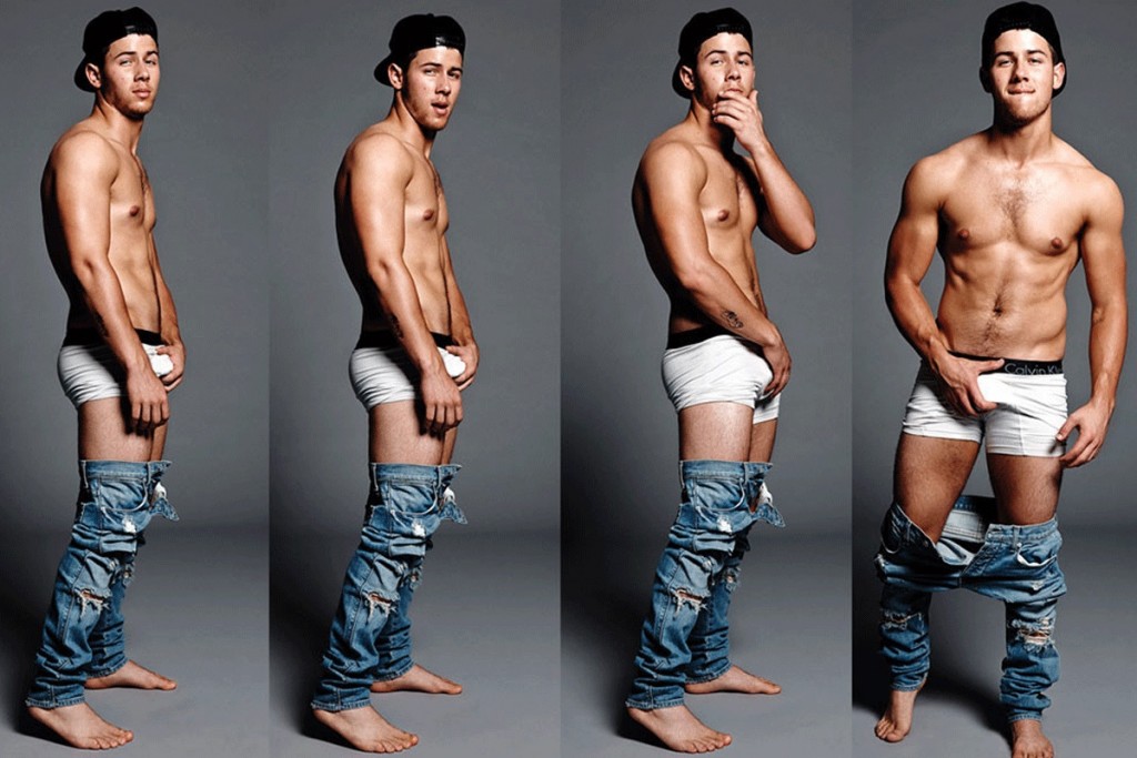 Nick's infamous Flaunt magazine photo shoot.