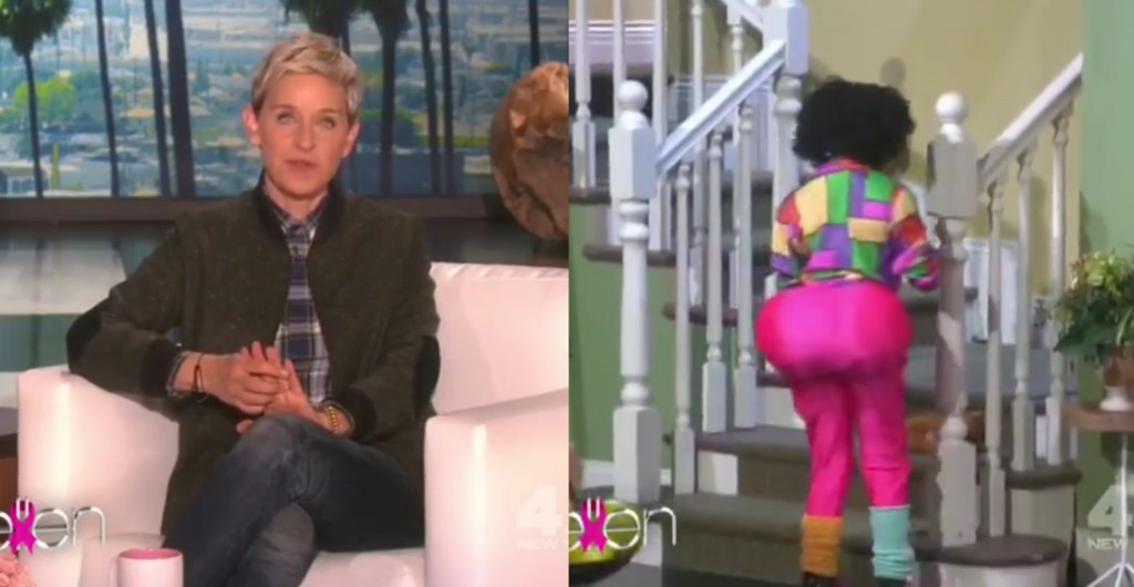 Nicki Minaj Blowjob Porn - Watch: Ellen faces backlash over 'racist' Nicki Minaj sketch - Attitude