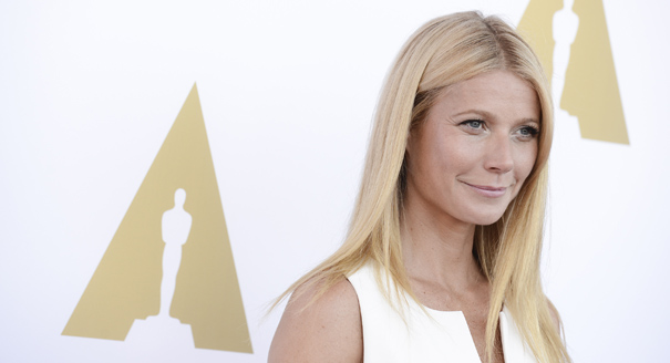 Actress Gwyneth Paltrow attends the Academy of Motion Picture Arts and Sciences private luncheon and viewing of the "Hollywood Costume" exhibition at the Wilshire May Company building on Wednesday, Oct. 8, 2014 in Los Angeles. (Photo by Dan Steinberg/Invision/AP)