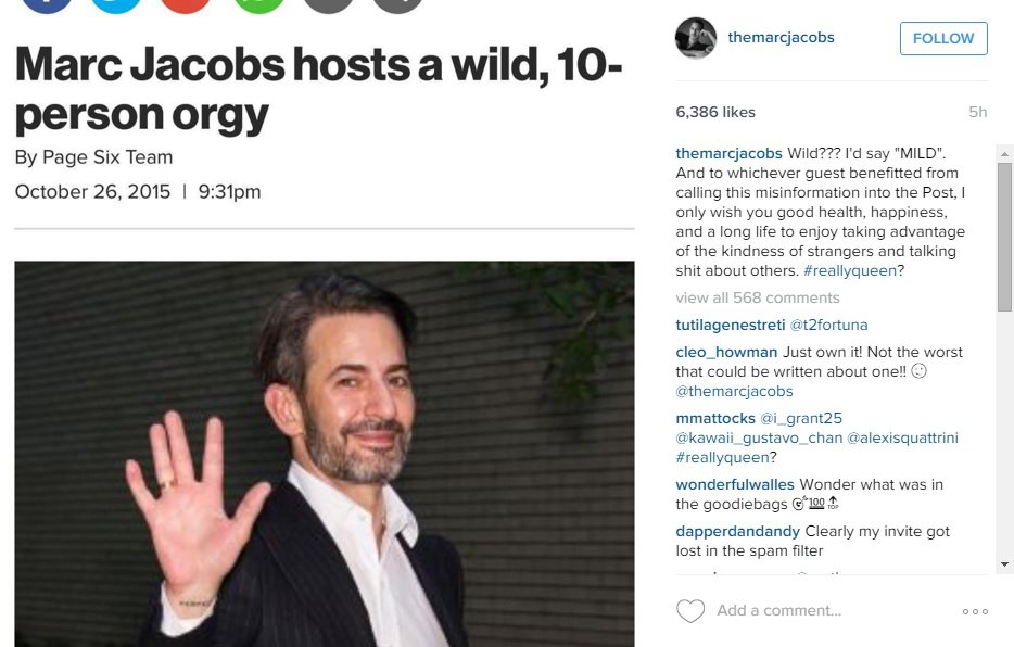 Inside Marc Jacobs' 10-person orgy