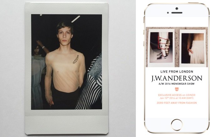 The Fashion Crowd Considers J.W. Anderson's Grindr Debut - The New