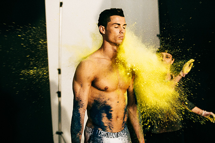 Cristiano Ronaldo gets a spattering in new underwear campaign - Attitude