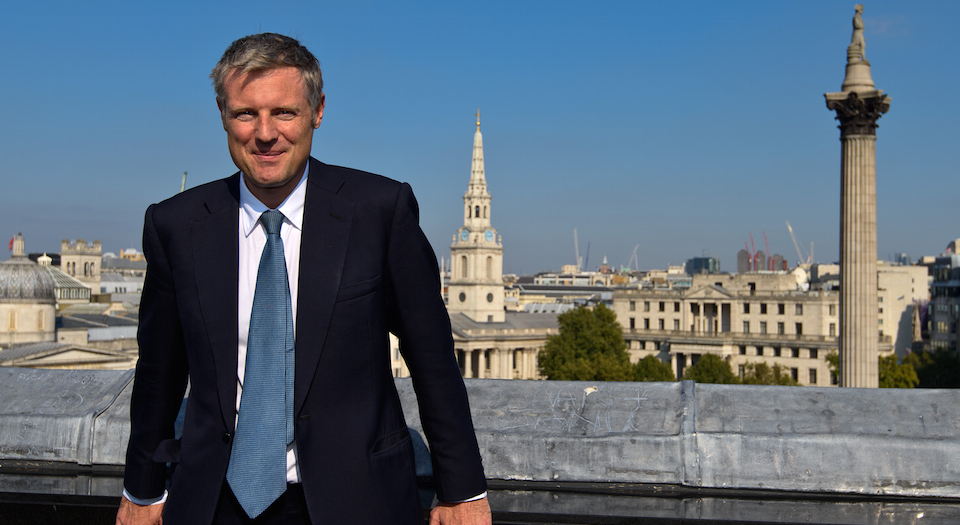 LONDON, ENGLAND - OCTOBER 02: British Conservative politician and MP for Richmond Park, Zac Goldsmith poses for photographs in Westminster on October 2, 2015 in London, England. Zac Goldsmith was named Conservative candidate for the Mayor of London after winning by over 70%. The 2016 London Mayoral election will be held on May 5. (Photo by Ben Pruchnie/Getty Images)