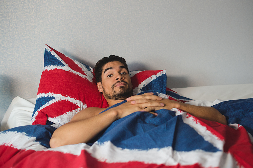EDITORIAL USE ONLY Olympic medal winning gymnast Louis Smith performs a unique morning routine to mark his appointment as a Kellogg’s Team GB ambassador and to launch the #GreatStarts competition ahead of the Olympic Games in Rio 2016 Issue date: Wednesday May 18, 2016. The public are being encouraged to share how they start the day right by using the #GreatStarts hashtag on social media, which will enter them into an exclusive competition to win a pair of tickets to see Team GB at the Olympic Games. Photo credit should read: Daniel Lewis / Kellogg’s