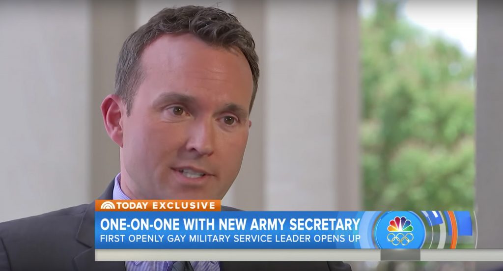 Gay US Army Secretary Today Show