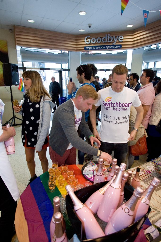 London Gay Mens Chorus perfom at Tesco Metro Regent Street - 20/6/15