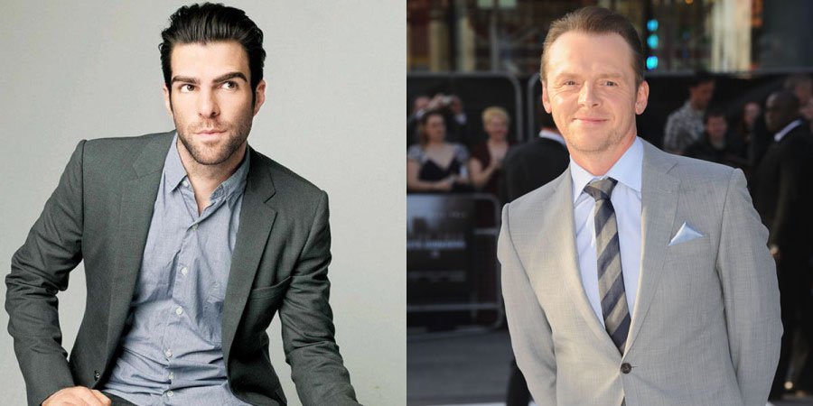 Simon Pegg Zachary Quinto