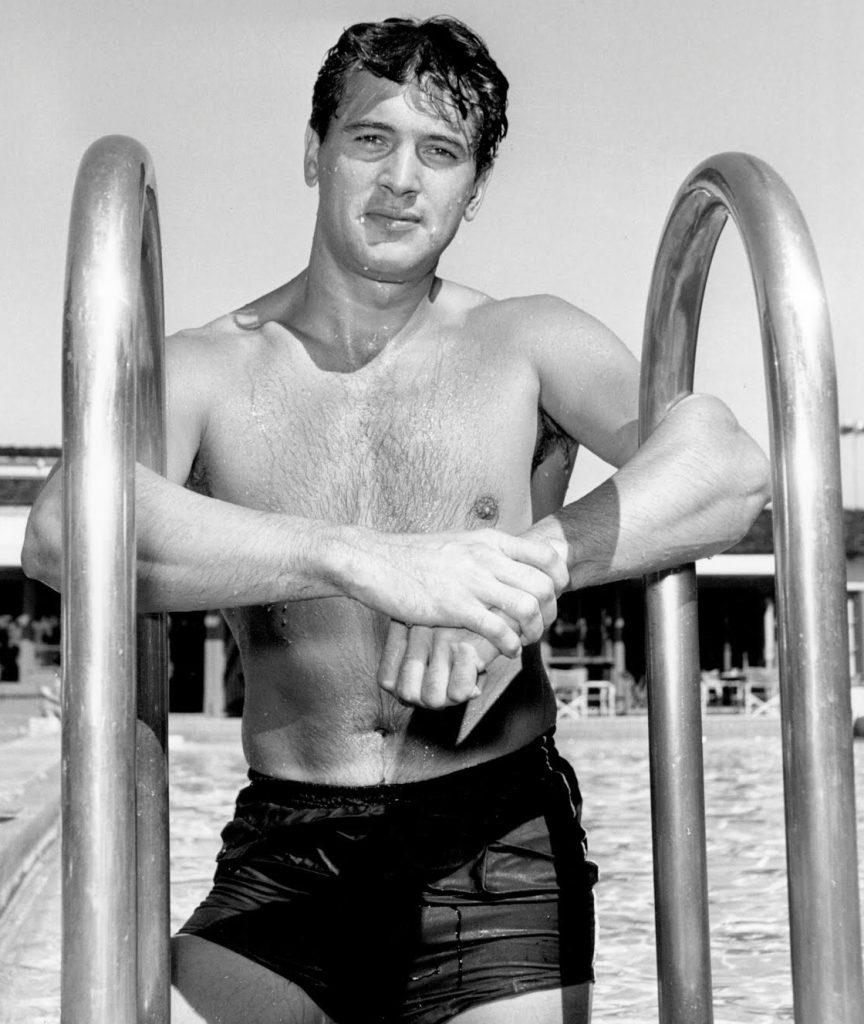 Rock-Hudson-Shirtless-Swim-Shorts-Picture