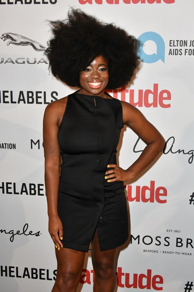 Mandatory Credit: Photo by Nils Jorgensen/REX/Shutterstock (6196672dp) Clara Amfo Attitude Magazine Awards, London, UK - 10 Oct 2016 Gay lifestyle magazine's awards ceremony celebrating entertainment, lifestyle, politics and fashion, sponsored by Virgin Holidays, this year's awards benefits the Elton John Aids Foundation, at 8 Northumberland Avenue, London.