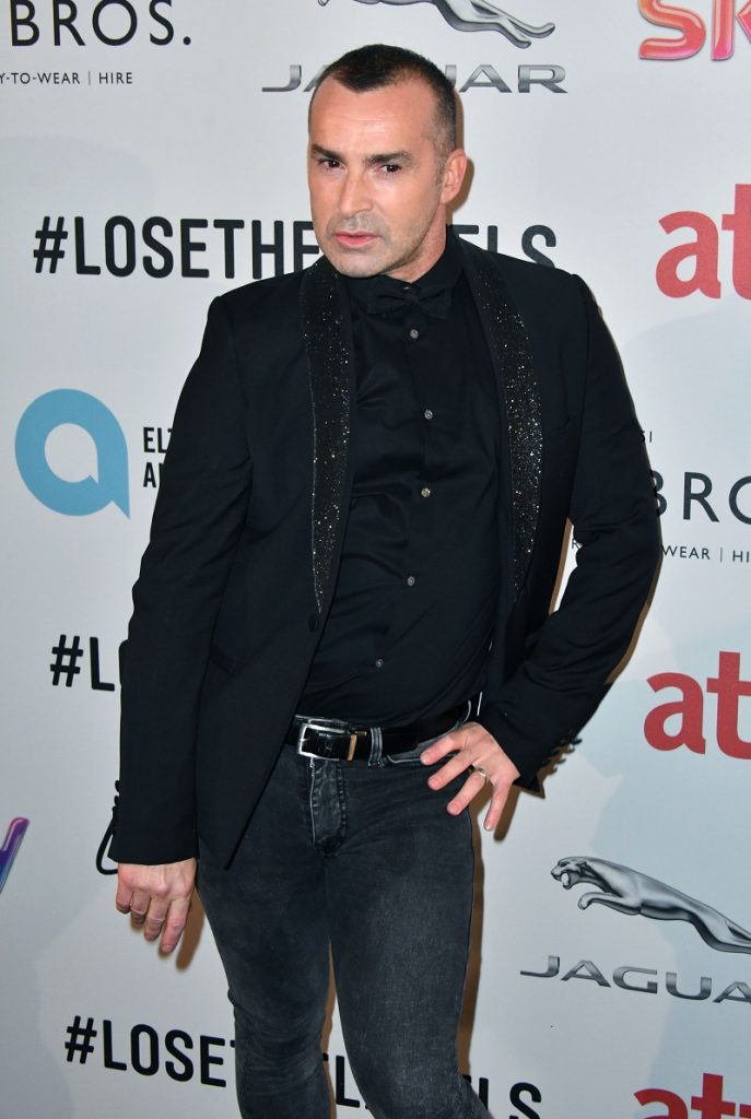 Mandatory Credit: Photo by Nils Jorgensen/REX/Shutterstock (6196672ek) Louie Spence Attitude Magazine Awards, London, UK - 10 Oct 2016 Gay lifestyle magazine's awards ceremony celebrating entertainment, lifestyle, politics and fashion, sponsored by Virgin Holidays, this year's awards benefits the Elton John Aids Foundation, at 8 Northumberland Avenue, London.