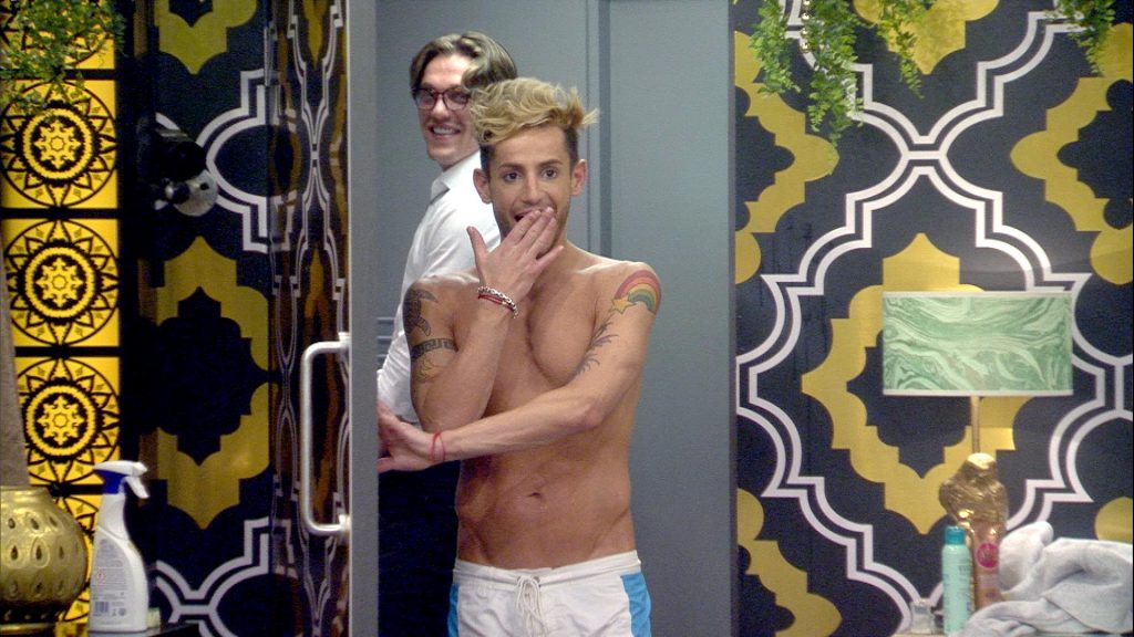 Frankie Grande on Channel 4's Celebrity Big Brother earlier this year.