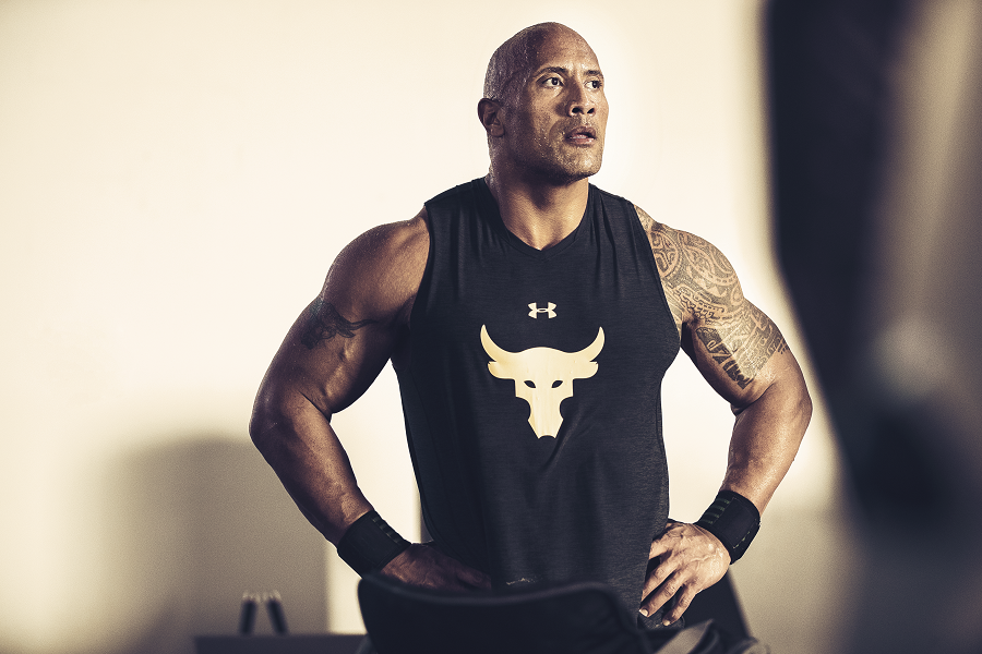 Under Armour launch collection with Dwayne The Rock Johnson