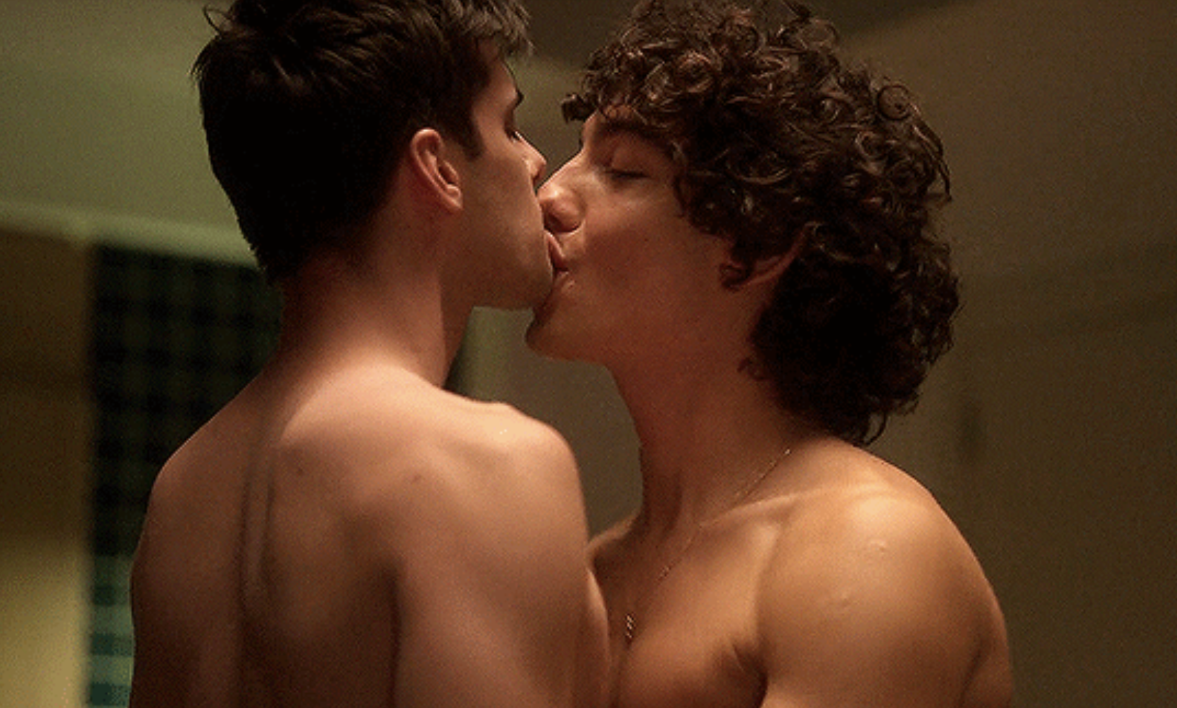 Gay male sex scenes in movies and tv shows