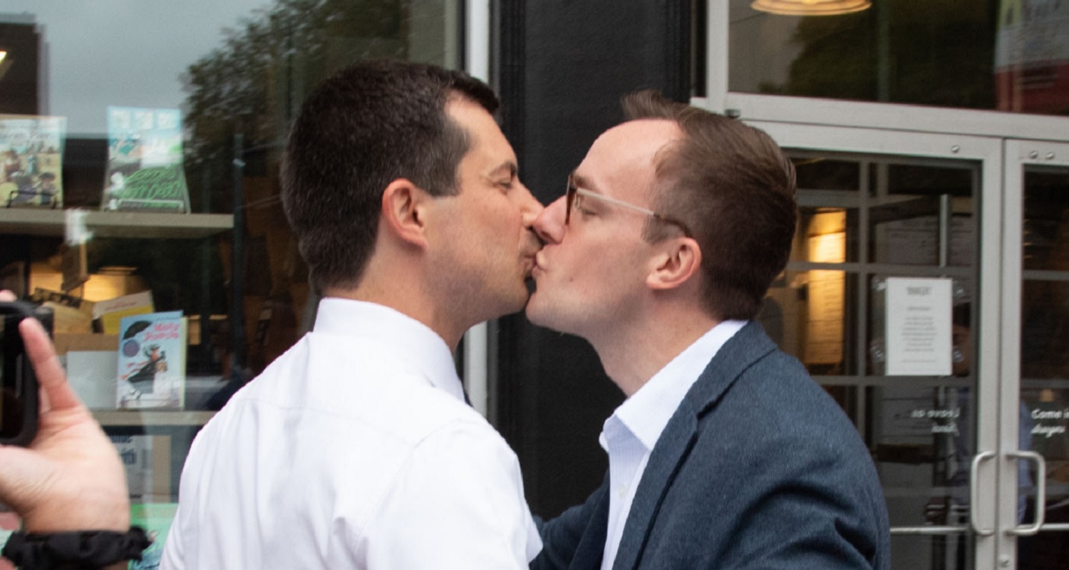 Chasten Buttigieg reflects on 'kerfuffle' caused by kiss at Pete's presidential launch - Attitude