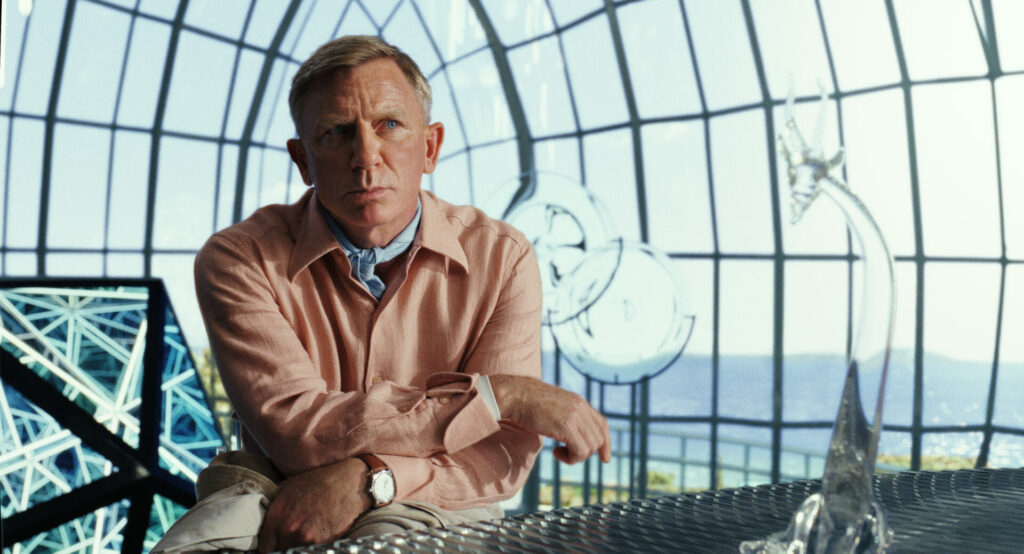 Daniel Craig as Benoit Blanc in Glass Onion: A Knives Out Mystery