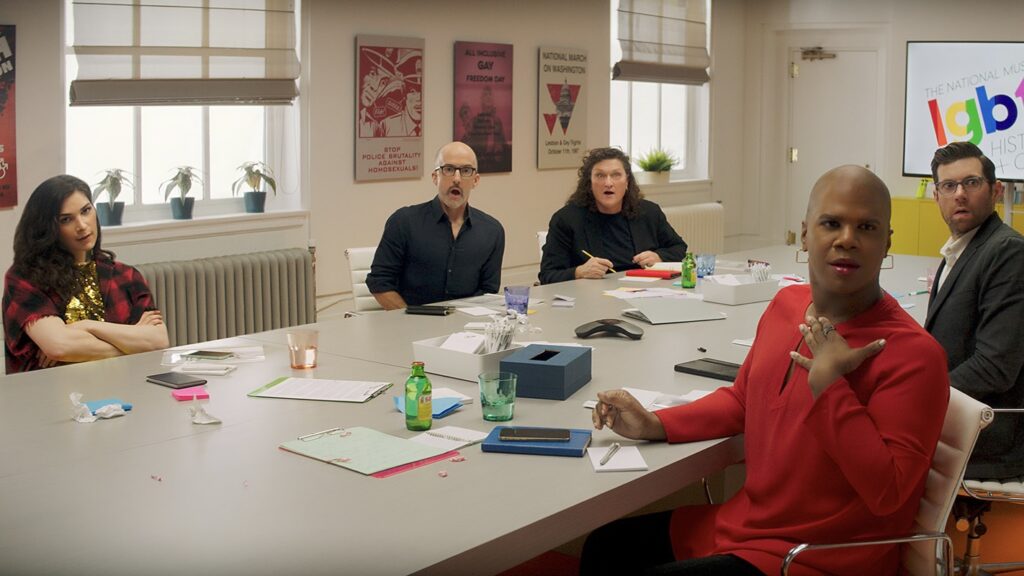 Eve Lindley as Tamara, Jim Rash as Robert, Dot-Marie Jones as Cherry, Miss Lawrence as Wanda, and Billy Eichner as Bobby