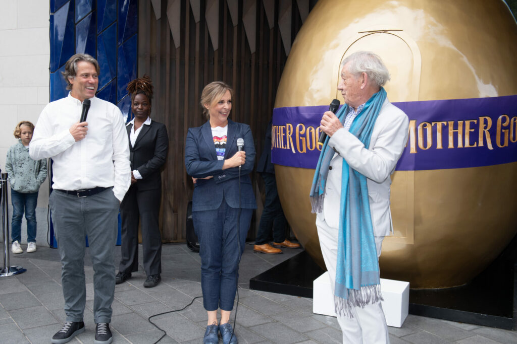 John Bishop, Mel Giedroyc, and Sir Ian McKellen announce Mother Goose