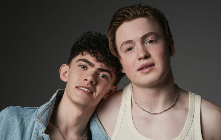 Joe Locke and Kit Connor pose together for Attitude magazine