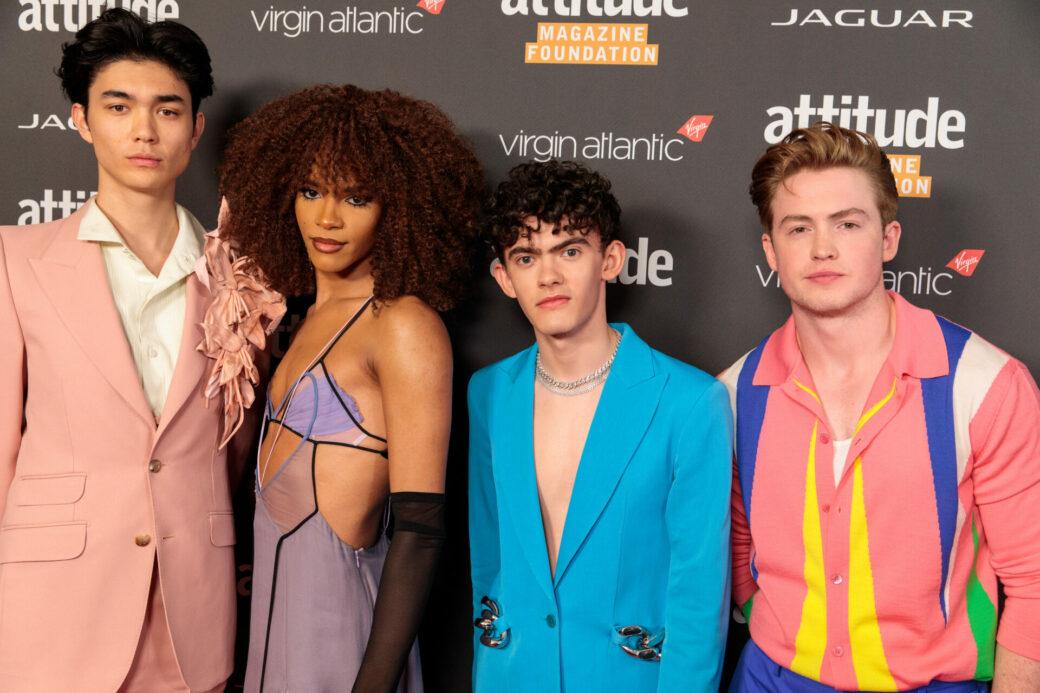 Heartstopper cast hit Attitude Awards red carpet Attitude