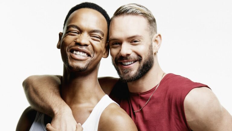 Johannes Radebe and John Whaite