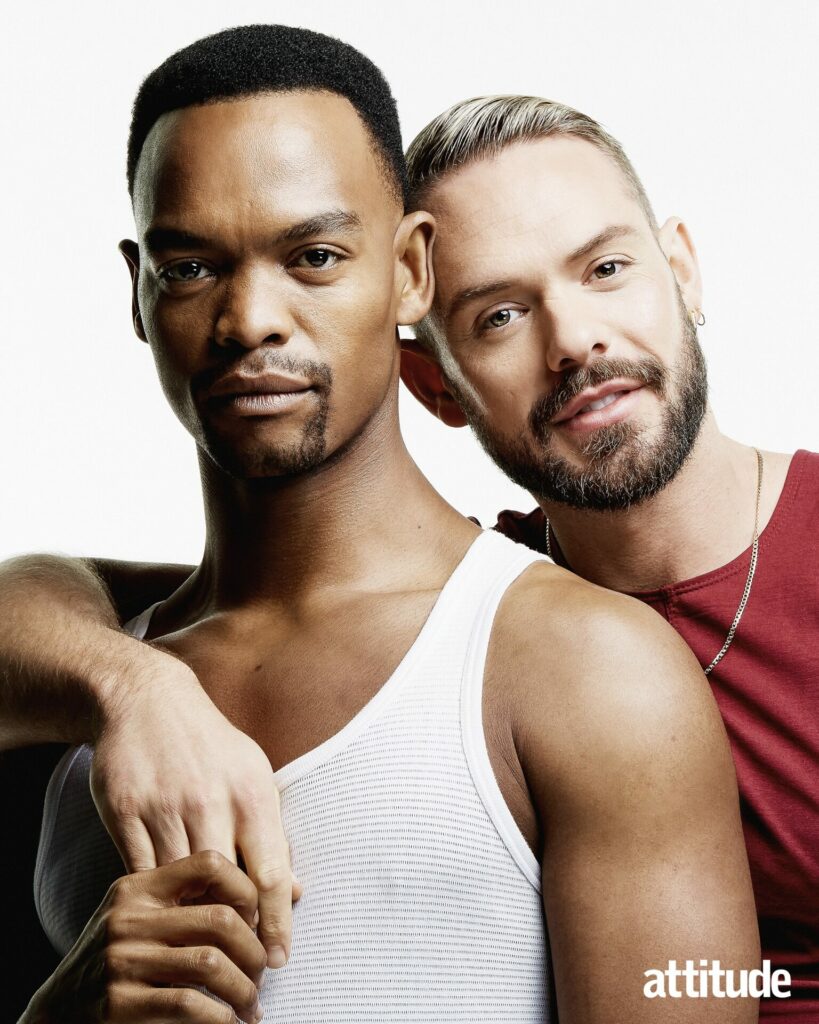 Johannes Radebe and John Whaite