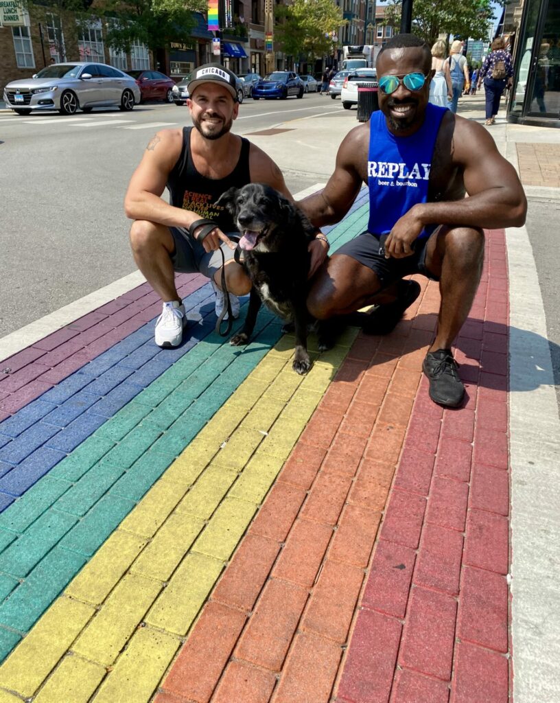 Northalsted rainbow crossing, Chicago