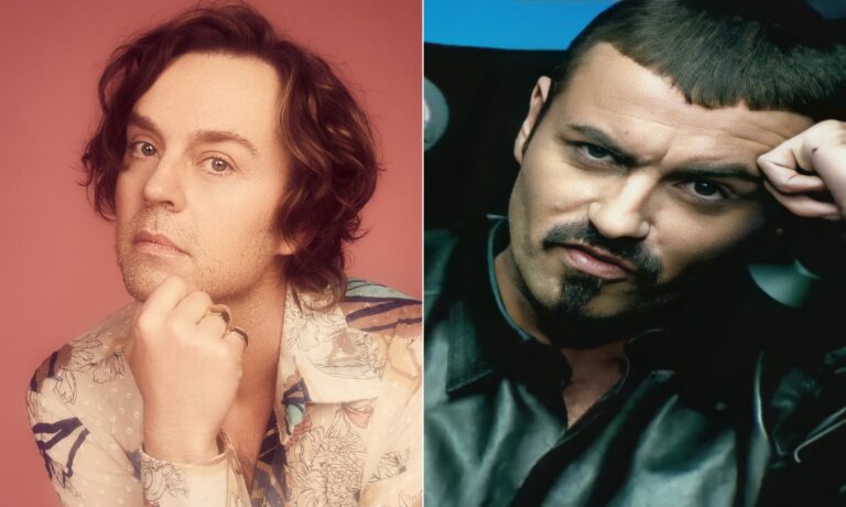 Darren Hayes (left) and George Michael
