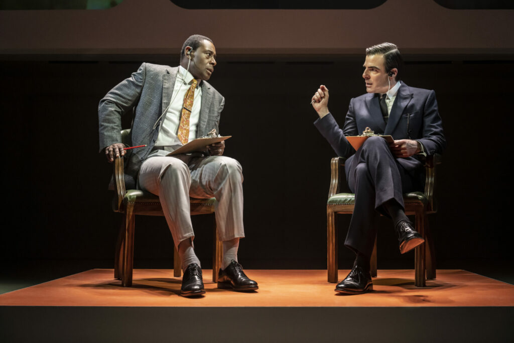 David Harewood and Zachary Quinto in Best of Enemies