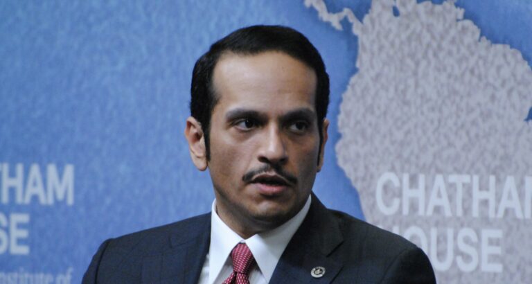 Qatar Foreign Minister Sheikh Mohammed bin Abdulrahman bin Jassim Al Than