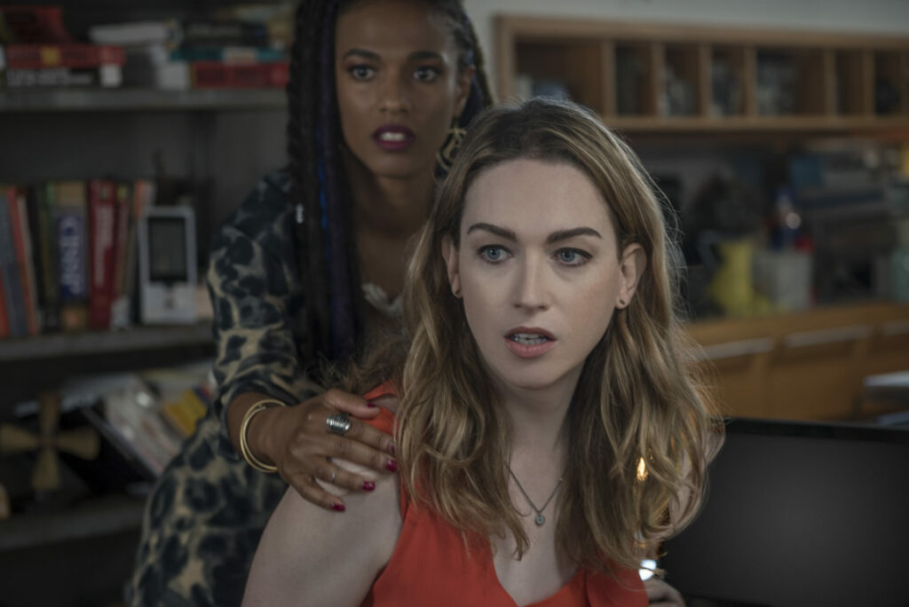 Freema Agyeman and Jamie Clayton in Sense8