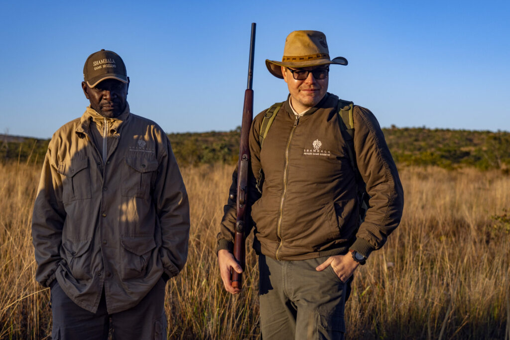 Safari guides at Shambala Private Game Reserve