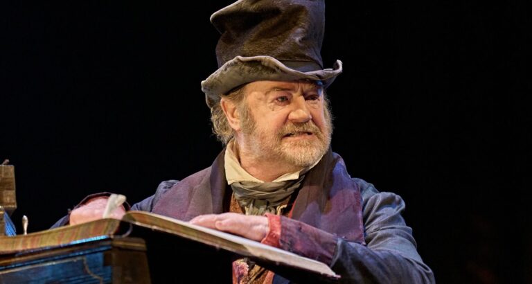 Owen Teale as Scrooge in A Christmas Carol