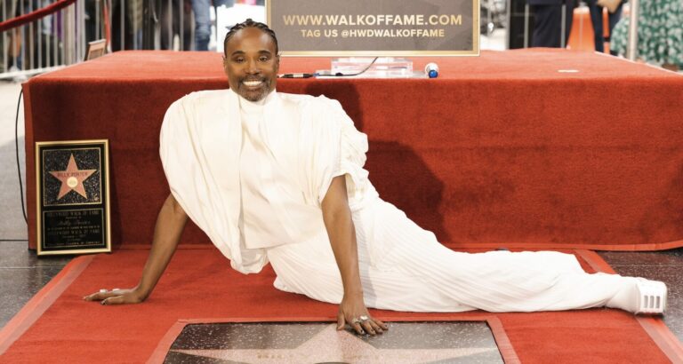 Billy Porter receives a Hollywood Walk of Fame star
