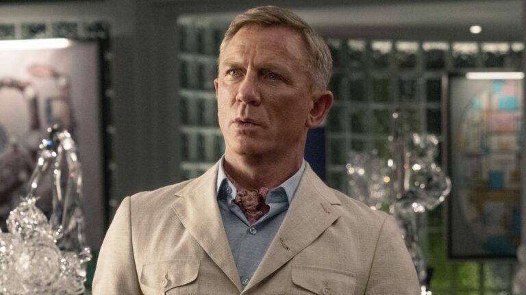 Daniel Craig as Benoit Blanc in Glass Onion: A Knives Out Mystery