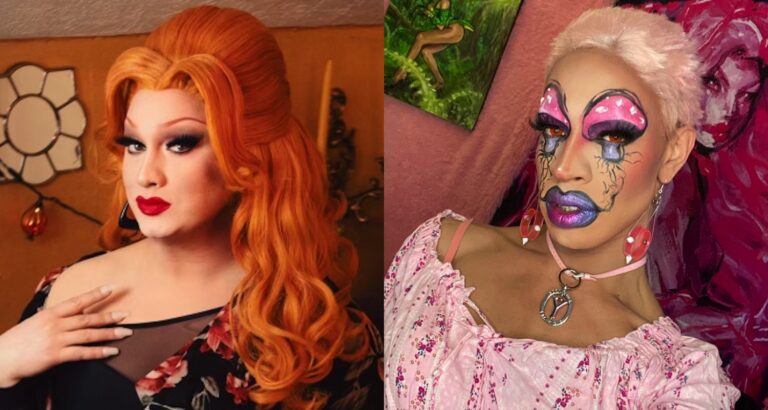 Jinkx Monsoon and Yvie Oddly