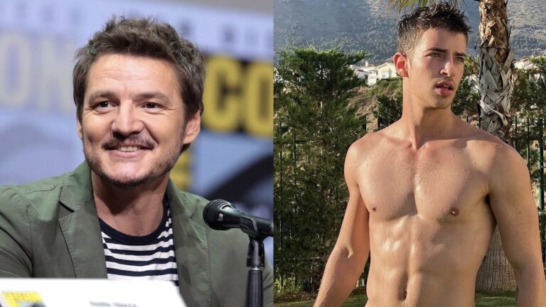 Pedro Pascal and Manu Rios