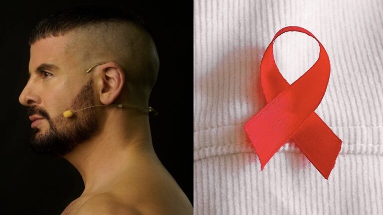 Alexis Gregory and the Aids ribbon