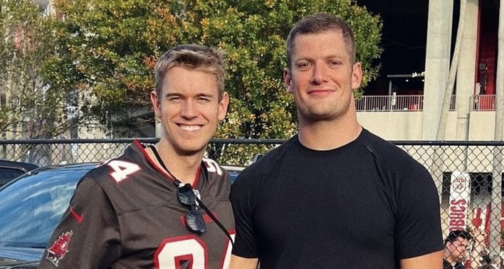 Carl Nassib confirms he s dating swimmer Søren Dahl Attitude