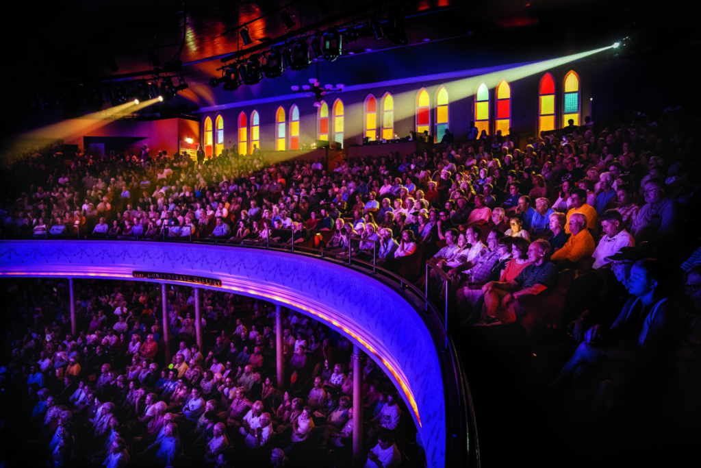 Ryman Auditorium in Nashville, Tennessee.